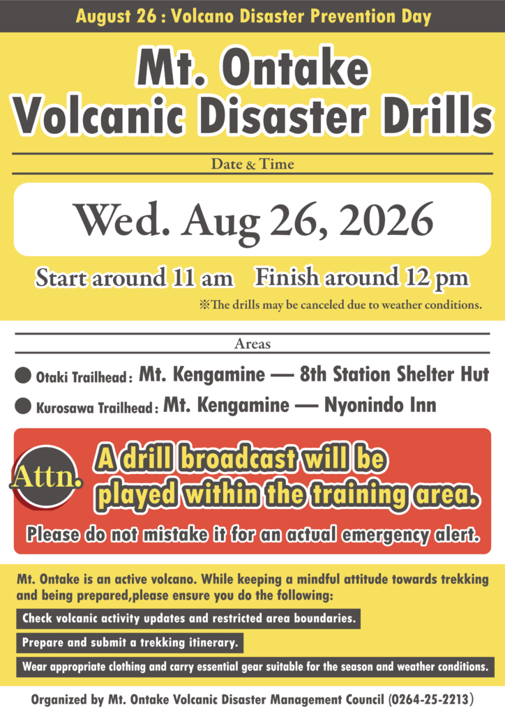 Volcanic Disaster Drills